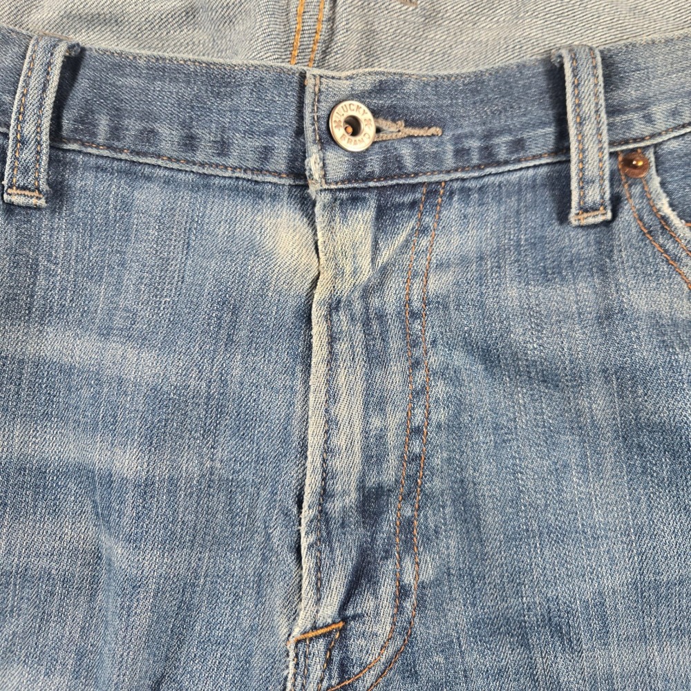 Lucky Brand 361 Vintage Straight Jeans Mens 40x32 Blue Denim Medium Wash - Picture 14 of 16